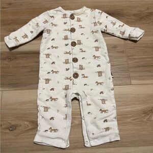 Rabbit and bear coveralls